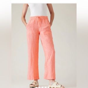 Retreat linen wide leg pant